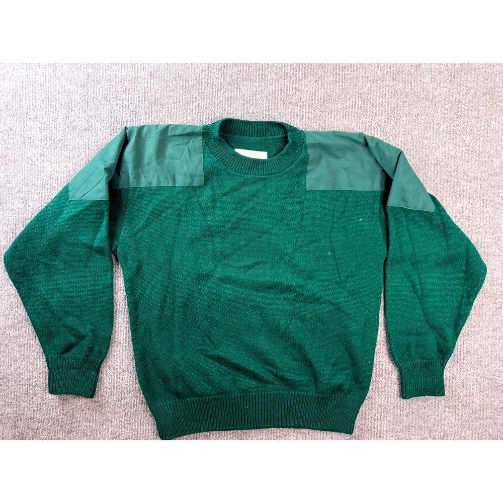 Vintage The RainSwetter Mens M Green Water Repellent Tactical Sweater USA Made